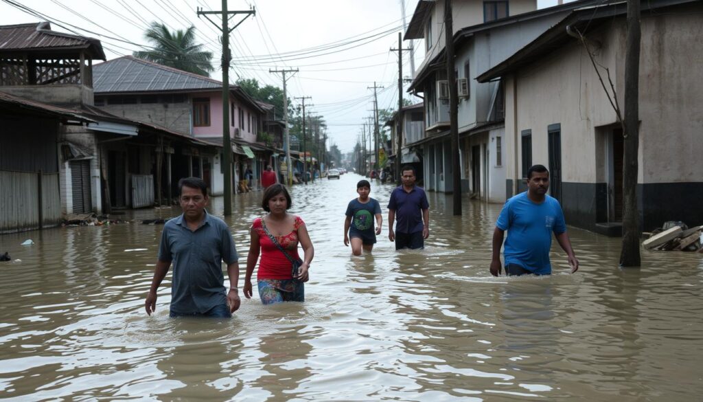 dampak banjir rob di Jakarta Utara